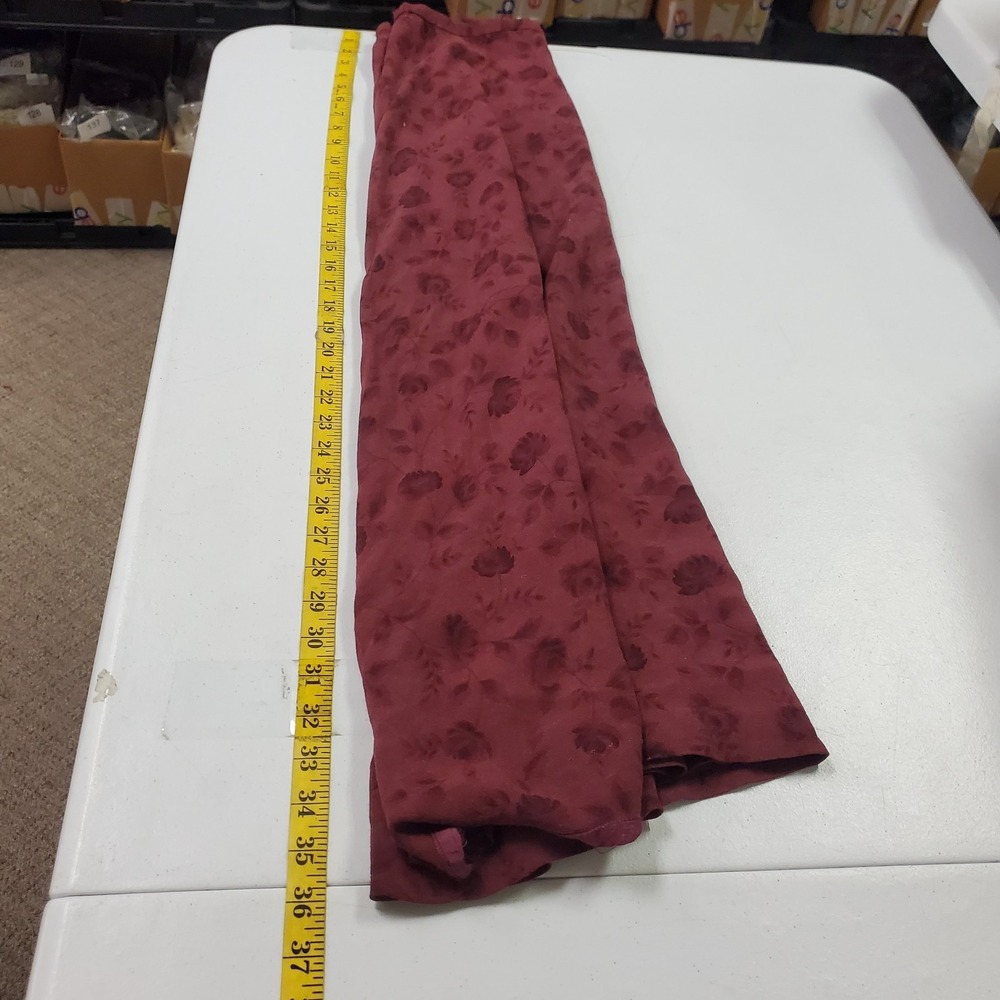 Rena Rowan Womens Fairy Grunge Romantic Whimsigoth Floral Maxi Skirt Size 10 Red - Picture 7 of 12